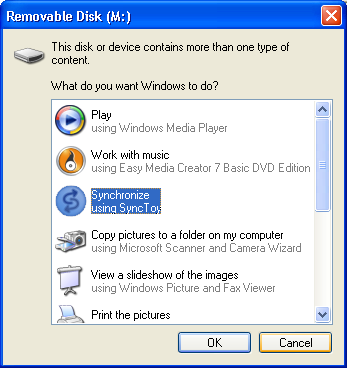 Autoplay on Windows XP